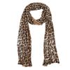 Ожерелье преувеличенный металлический шарф с блестками, индивидуальный модный шарф с леопардовым принтом аксессуары для одежды