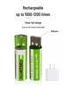 Перезаряжаемая литиевая батарея 1,5 В с быстрой зарядкой от USB для игрушечных машинок, калькуляторов и мышей, размер 5