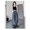 Design-sensory Bow Work Pants for Women Versatile Wide-leg Pants Summer Colored Pants Sports Casual Pants