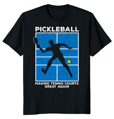 Футболка унисекс Pickleball Making Tennis Court