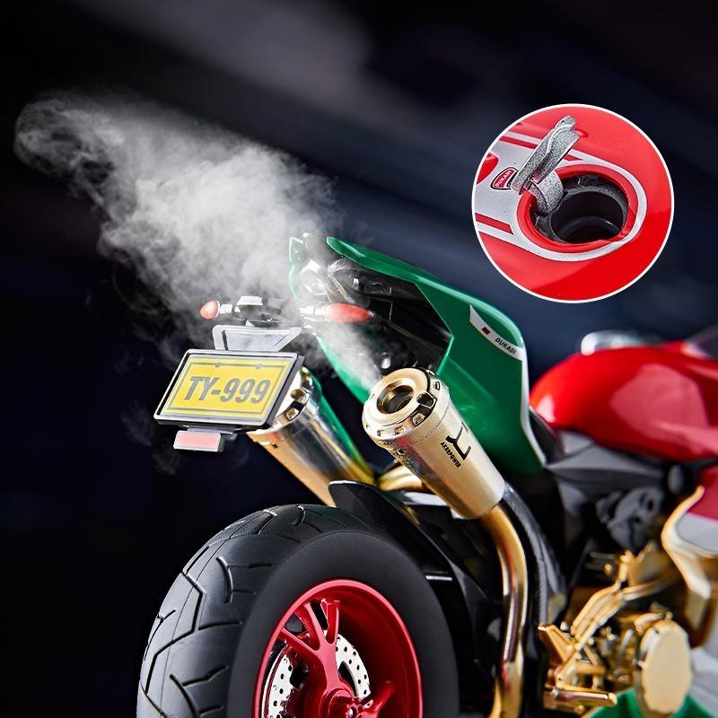 Симуляция распыления 1:9 Ducati 1199 Супермотоцикл Алюминиевая Модель Литье под Давлением Коллекция Миниатюрный Автомобиль Подарок Парню Декор для Дома