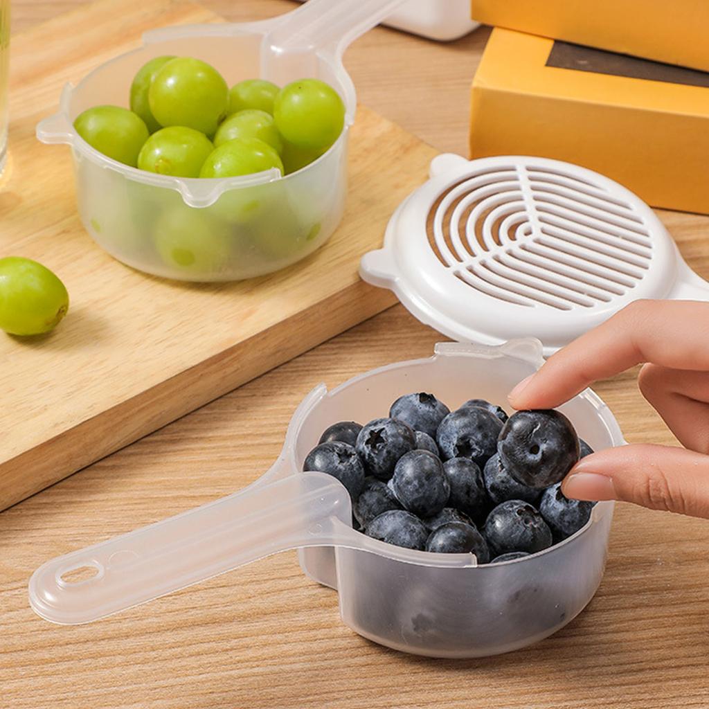 Корзина для мытья фруктов Пластиковая коробка для мытья фруктов Корзина для слива риса и фруктов Кухонные инструменты для чистки фруктов Корзина для мытья