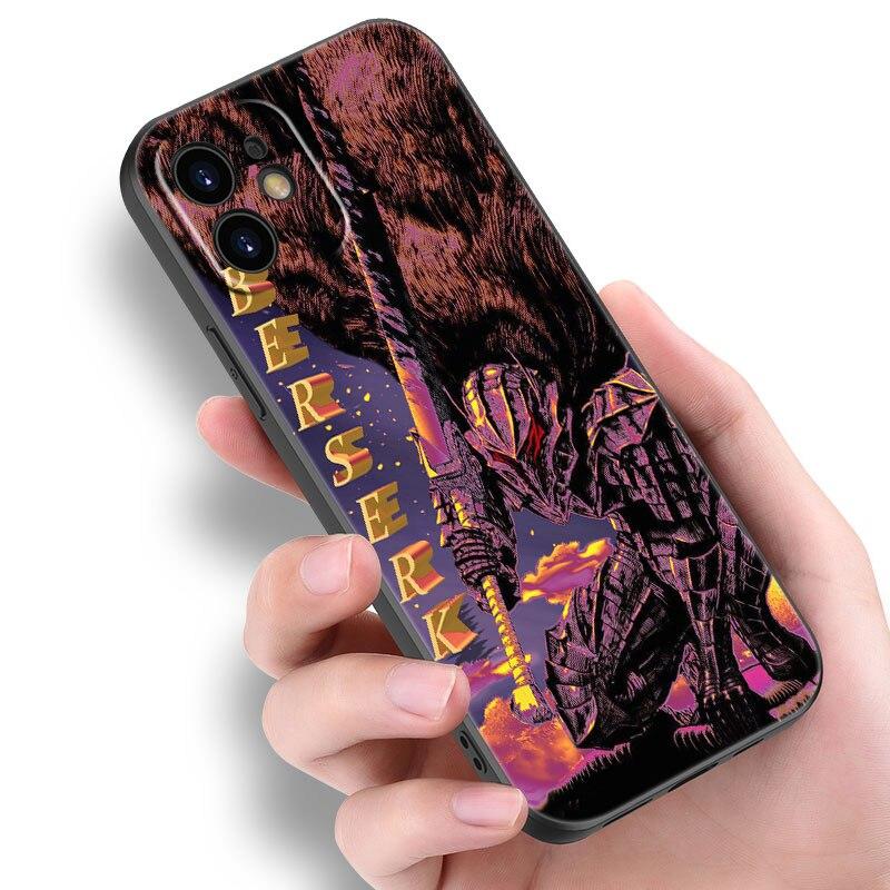 Чехол для телефона «Аниме Берсерк Кишки» для Apple iPhone 14 13 12 Mini 11 Pro Max 7 8 XR X XS 7 8 Plus SE 2020 2022, черный мягкий чехол