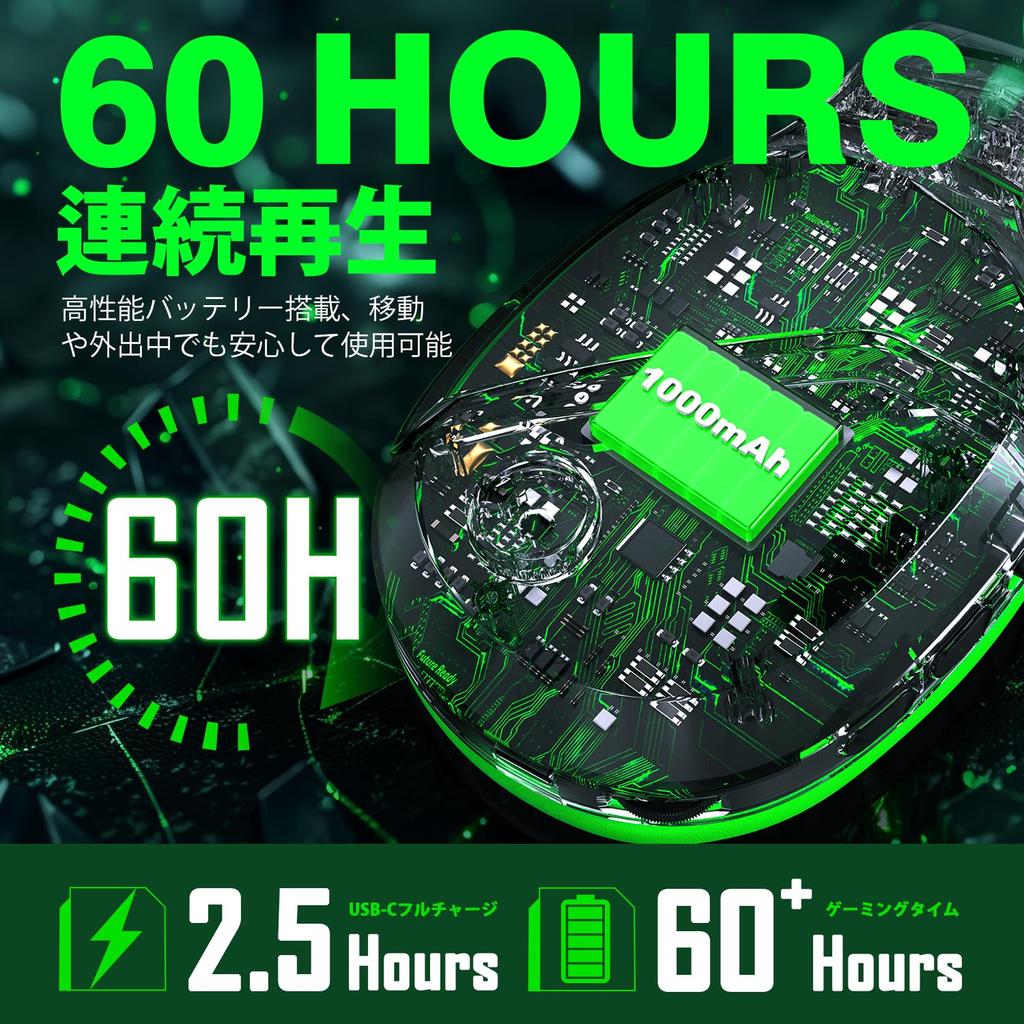 Игровая гарнитура WolfLawS X3, беспроводная Bluetooth-гарнитура с шумоподавлением, микрофон, 3D-стерео, 50-мм драйвер, 60 часов непрерывного использования, низкая задержка, FPS-игры