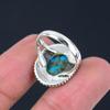 Натуральная медь, бирюза, твердое серебро 925 пробы, бисер, разделенный хвостовик, массивное кольцо, ювелирные изделия для женщин и девочек