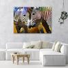 Canvas print, Abstract zebra animals