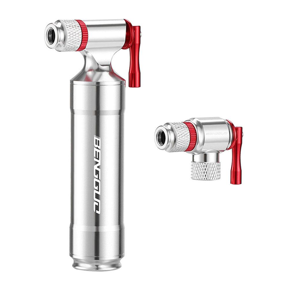 Air CO2 Inflator Schrader & Valve Mini Bicycle Pump Aluminum Alloy CO2 Bike Tire Inflator Cycling Accessories