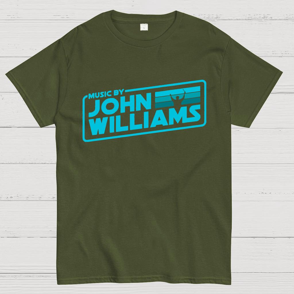 Music by John Williams Unisex 100% Cotton Summer Casual Cool Loose T-Shirt