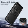 KEYSION Магнитный чехол для телефона для IQOO Z10 5G Защита камеры со сдвижной крышкой Вертикальная подставка Кольцо 360° Ударопрочный чехол для IQOO Z10
