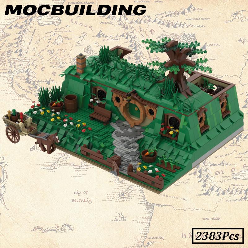 Средиземье Moc Строительные Блоки Сцена Кольца Строительные Наборы Дисплей Конструкция Рождественский Подарок Подарок на День Рождения