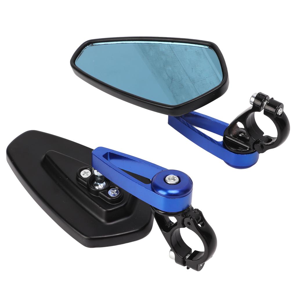 Pair Motorcycle Rear View Mirrors Handlebar End Mounted Replacement for Suzuki B King GSF1250 GSF600 Street Bike