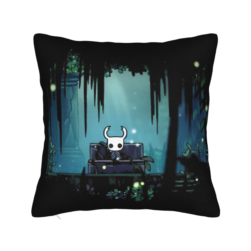 Hollow Knight Инди Игры Квадратная Наволочка Подушка-подушка для Action Adventure Новинка Декор на Молнии Наволочка для Автомобиля 18x18