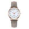 Trendy Unisex Simple Ladies Watch Casual Leather Belt Quartz Clock Wristwatches Small Dial New Women Girl Fashion