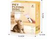 1 Set Interactive Cat Fetch Toy 6 Flying Discs Flying Saucer Stick Interactive Cat Toys  Playtime