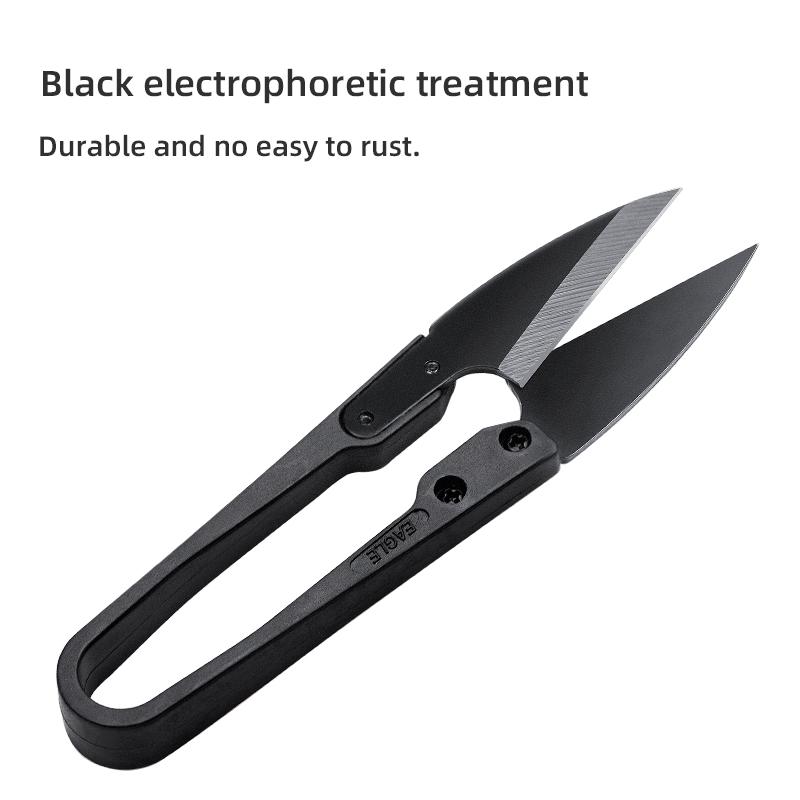 WUTA Anti-Russive Thread Scissors Cutter Швейные ножницы Профессиональные портновские металлические лезвия Кусачки U-образной формы Рукоделие своими руками