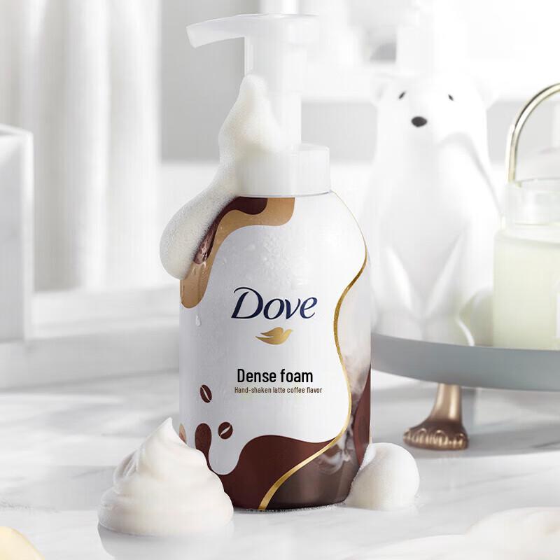 Dove Thick Foam Latte Scent Body Wash Duo Pack