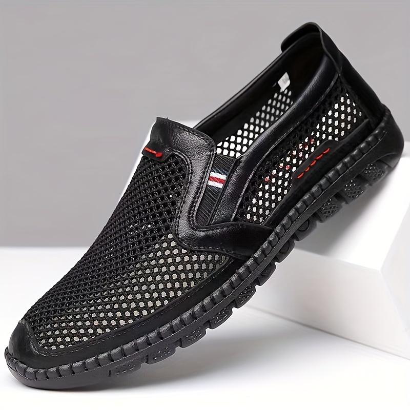 Men's Slip On Casual Shoes Non Slip Breathable All Seasons Outdoor Walking Camping Fishing All Seasons Comfy Durable