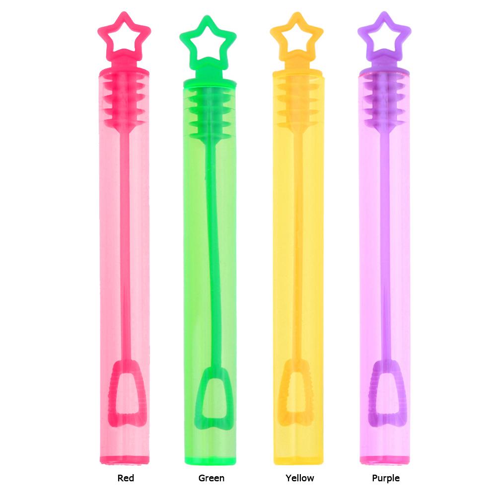 24 шт. детская игрушка «сделай сам» мыльные пузыри пустая палочка трубка для дня рождения свадьба декор для детей праздничный подарок