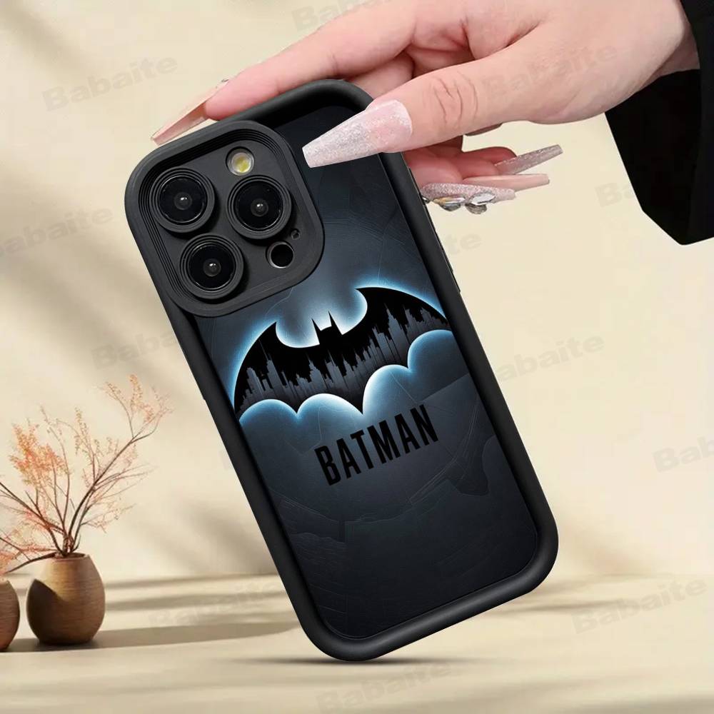 Чехол для телефона W-Batmans-r для iPhone 17 16 15 14 13 12 11 Pro Max Plus Mini Счастливым покрытием