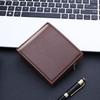 Men's Wallet Short Thick with Zipper Multiple Card Slots