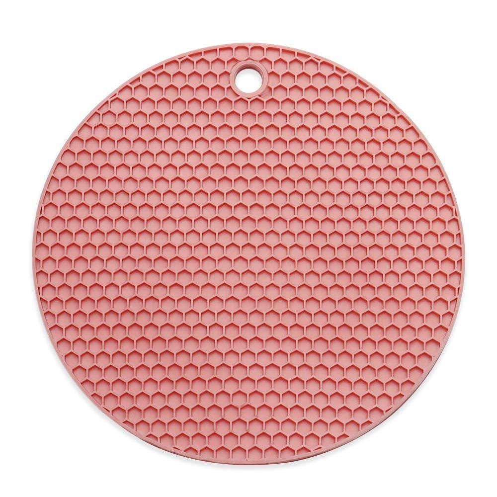 Kitchen Supplies Anti-Scalding Non-Slip Heat Resistant Mat Silicone Pot Holders Coaster Bowl Mat