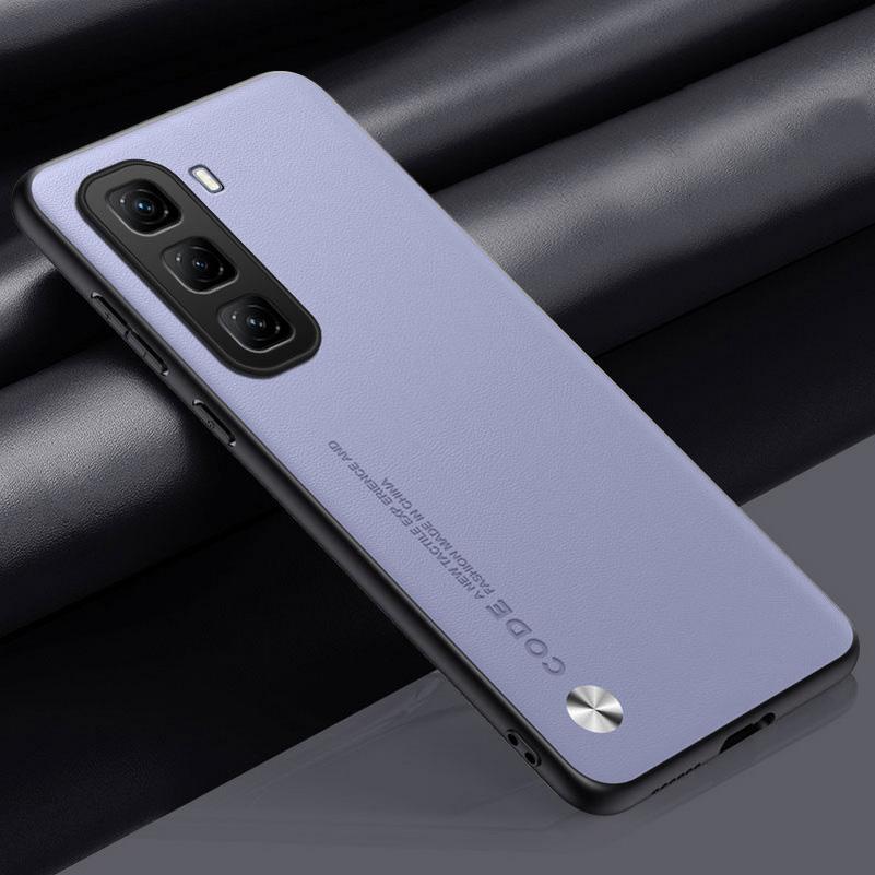 Простой кожаный чехол для Infinix Hot 50 Pro + Hot50 Pro Hot 50 50i 40 40i 30i INFINIX SMART 9 8 Роскошный жесткий защитный чехол для камеры