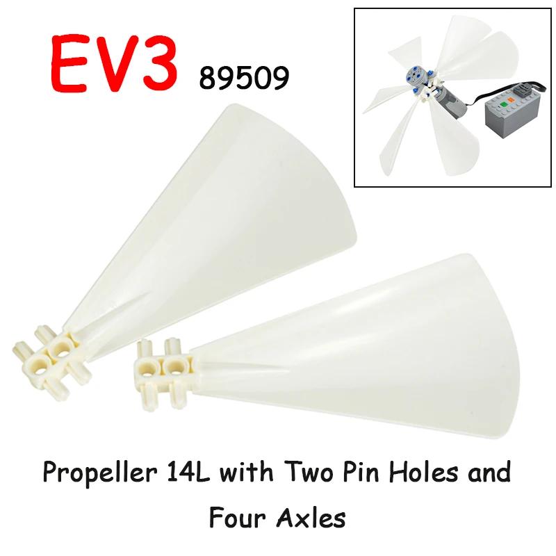 DO IT YOURSELF Technical EV3 89509 Propeller Parts The Wind Fan Motor Construction Block Blades Accessories Works With featuring Leduo Kid Playthings