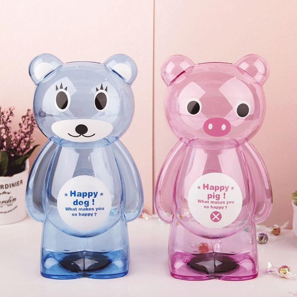 Kindergarten Home Decor Manage Funds Bear Piggy Bank Cartoon Saving Box Kids Toys Birthday Gifts