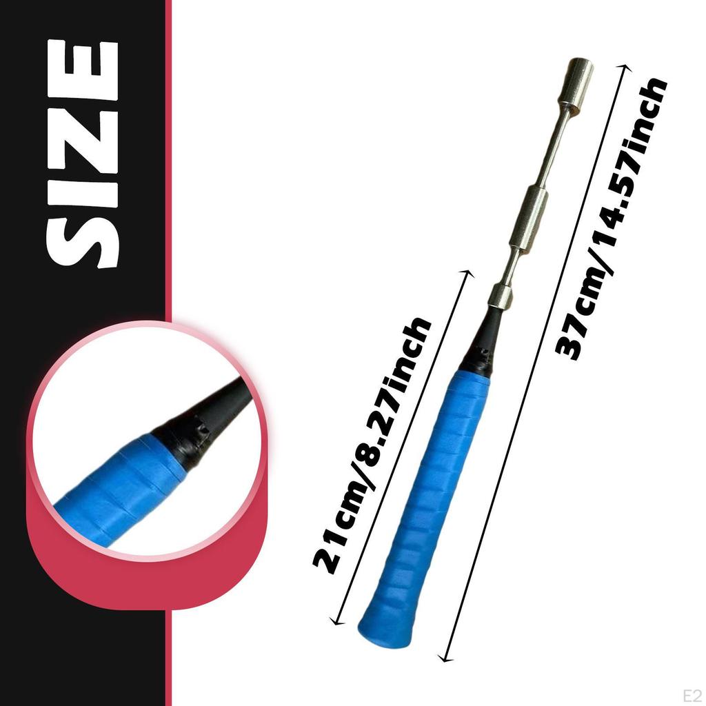 Помощь для свинга бадминтонной ракеткой Увеличение силы Портативный с обмоткой ручки Инструмент для тренировок