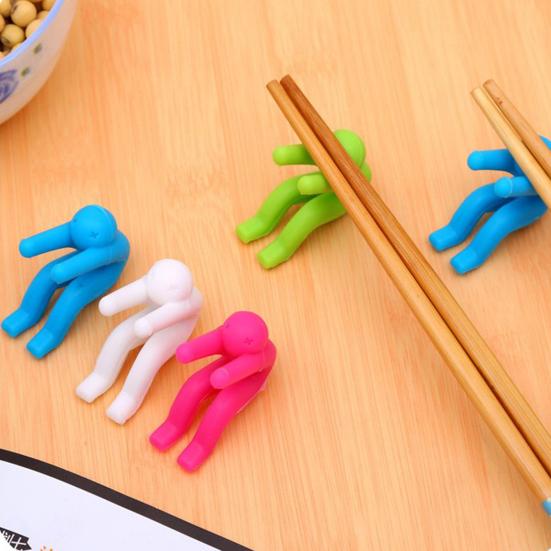 Pot Lid Holder Human-Shaped Pot Lid Lifter Holder Reusable Silicone Cooking Lid Holder for Home Kitchen