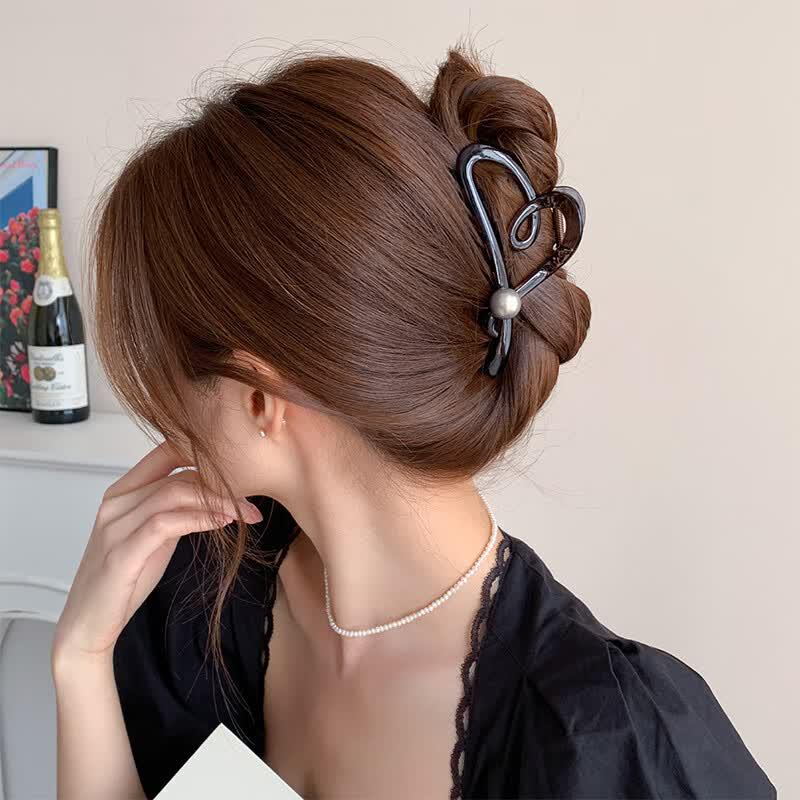 CHIMERA Elegant Heart Hair Claw Clip