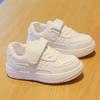 Белые детские туфли: 2025 Весна и Осень Спорт, Повседневный, Мягкая Подошва для Мальчиков и Девочек