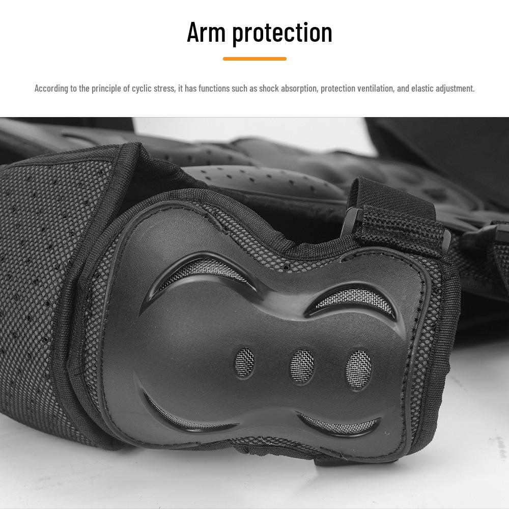 Детский комплект защитной экипировки для мотоцикла и занятий спортом на открытом воздухе (5 шт)