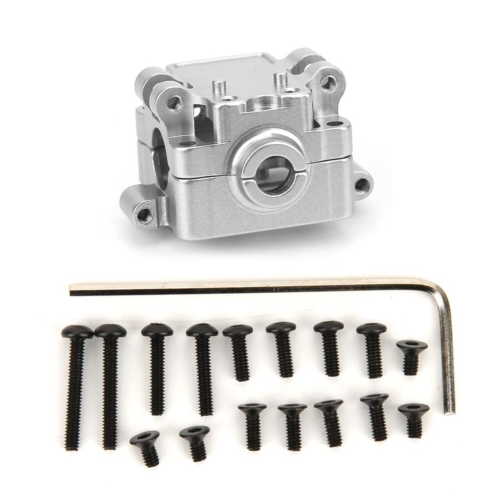 Aluminium Alloy Gear Box RC Gearbox Upgrade Parts Accessory for WL 1 28 K969 K989 P929 CarSilver K989 24S