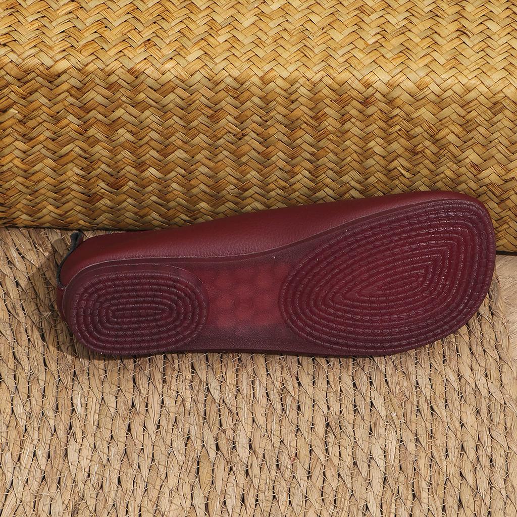 Women'S Flat Round Toe Shoes for All Seasons Soft Bottom Non-Slip Flat Shoes