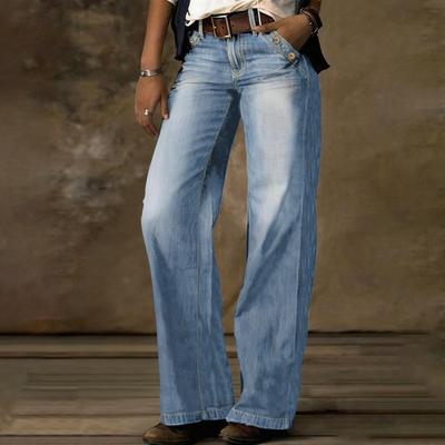 Женские Свободные и Повседневные Тренд Рваные Повседневные Модные Джинсы для Ног