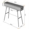 D'Ryan Outdoor Foldable Portable BBQ Grill