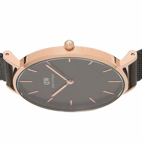 Daniel Wellington Женские и мужские часы Petit Ashfield 36 мм, кварцевые, черные, DW00100307