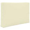 Outdoor Sofa Cushion 2 pcs Cream Polyester