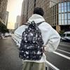 Large Capacity Graffiti Print School Bag Student Backpack Women Men Travel Backpack