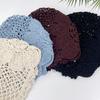 Women's and Men's Daily Flower Mesh Knit Beanie Hat