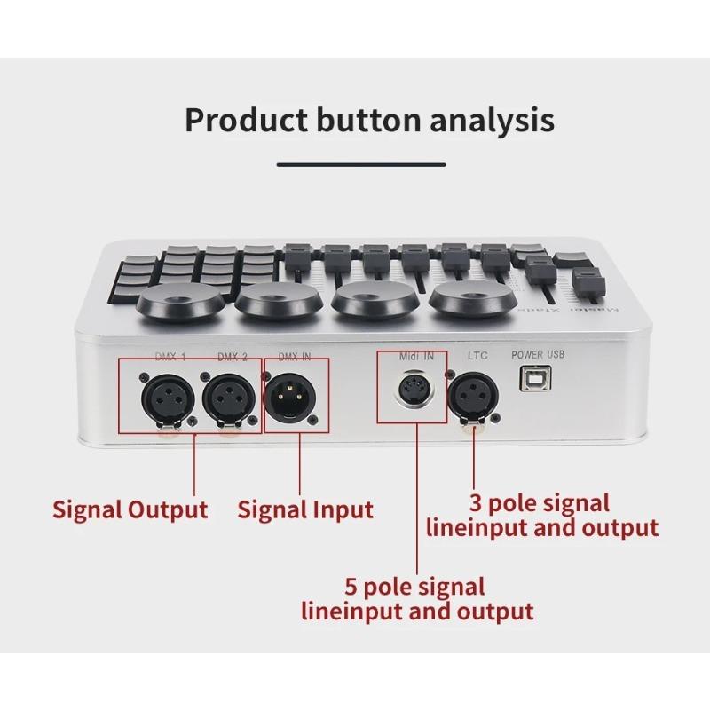 Professional Mini 2 Controller Wing - Moving Head Stage Light & Party Club Lighting Controller