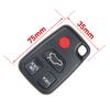 Black Remote Key Shell for VOLVO S40 S60 S70 S80 S90 V40 V70 V90 XC70 1998-2005 Car Accessories