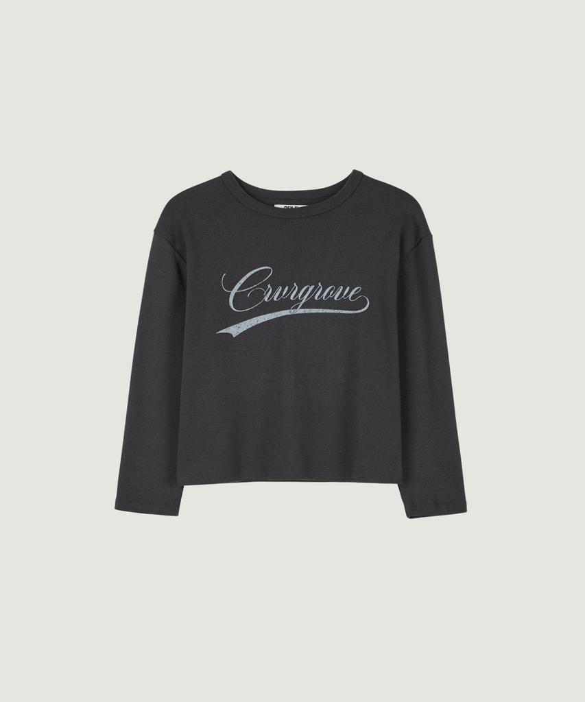 GROVE Louna 3/4 T-Shirt (Charcoal)