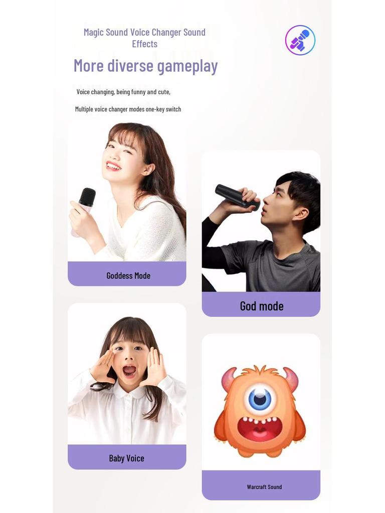 Z1 Портативная Bluetooth колонка и микрофон «все в одном» со светодиодной подсветкой