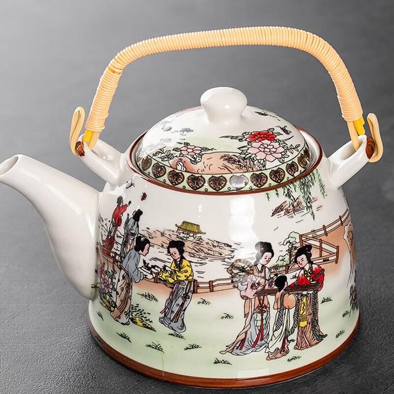 Керамический чайник Pabe Retro с подъемной ручкой