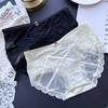 Ladies Spring and Summer Senior Sense Light Luxury Ice Silk Lace Sexy Underwear