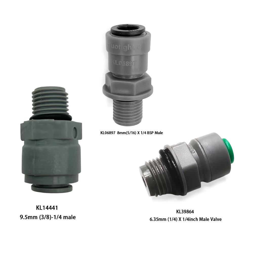 kegland Barware Quick Connector 6.35/8/9.5mm Female X 1/4 Inch Plastic Valve Beer Accessories Homebrew Bar Tools