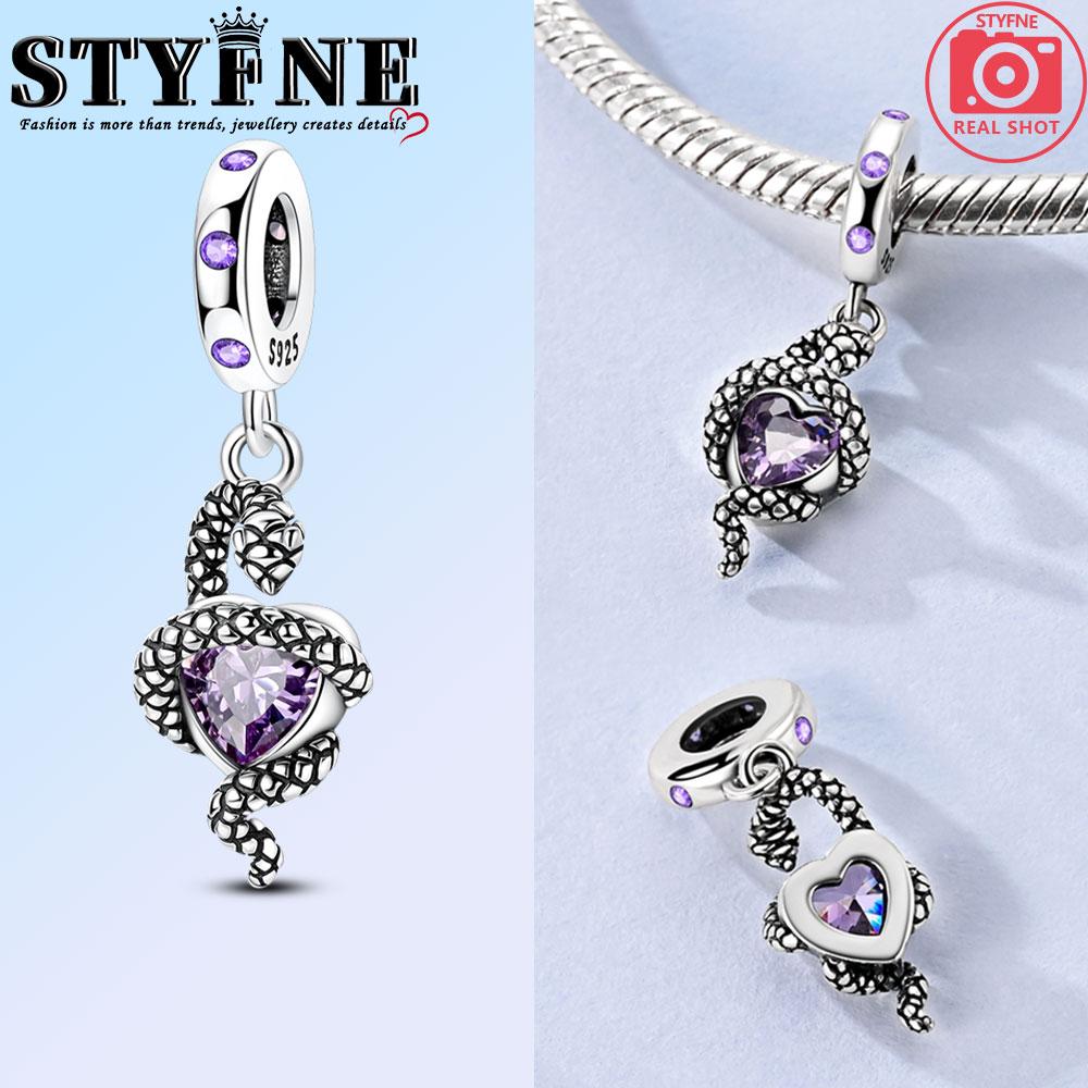 Charms Copper Red Dragon Treasure Heart Rose Panda Cat Pink Pig Beads Pendant Fit Original Bracelet Diy Jewelry