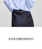 French style unique lace patchwork striped shirt